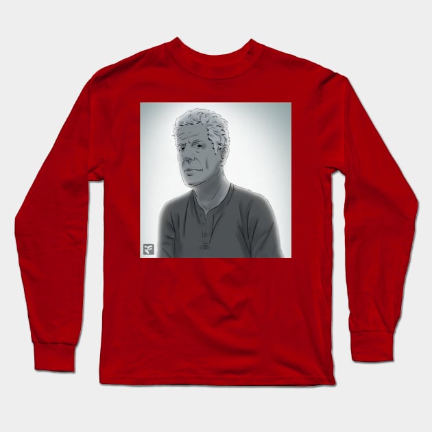 ANTHONY BOURDIAN Long Sleeve T-Shirt by megashopuk